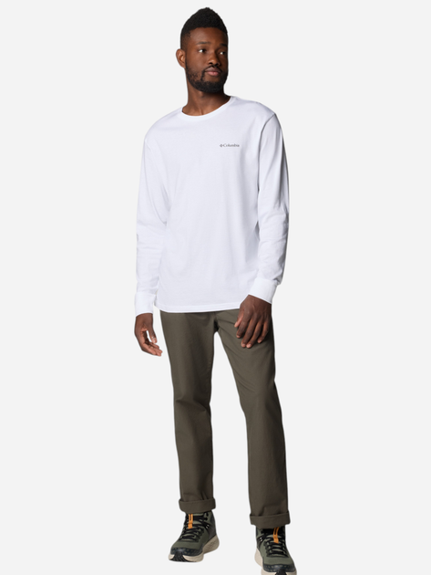 Лонгслів чоловічий Columbia North Cascades Long Sleeve Tee 1834021119 XXL Білий (195981692075) - зображення 3