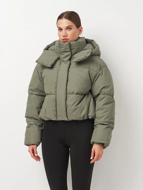 カーキS Куртка женская Zara 3427/784 XS Хаки (03427784505014) – Брендовая