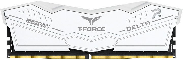 Оперативна пам'ять Team Group DDR5-6200 32768MB PC5-49600 (Kit of 2x16384) T-FORCE DELTA RGB White (FF4D532G6200HC38ADC01) - зображення 2