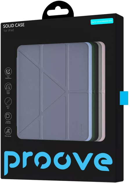 Чехол для планшета Proove Solid Case для Apple iPad Pro 12.9 2018/2020/2021/2022 Pink (580970005) - Фото 2 Чехол для планшета Proove Solid Case для Apple iPad Pro 12.9 2018/2020/2021/2022 Pink (580970005) - изображение 2