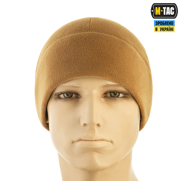 Шапка M-Tac Watch Cap Elite фліс (320г/м2) with Slimtex Coyote Brown XL - зображення 2