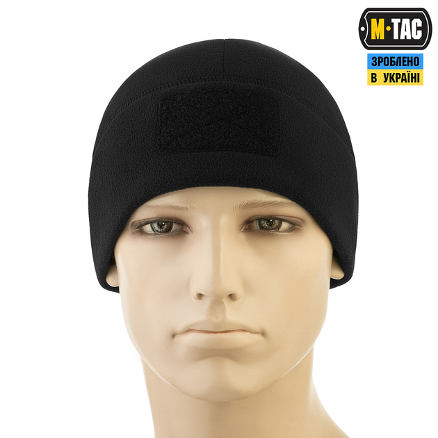 Шапка M-Tac Watch Cap Elite фліс (320г/м2) з липучкою Black S - зображення 2