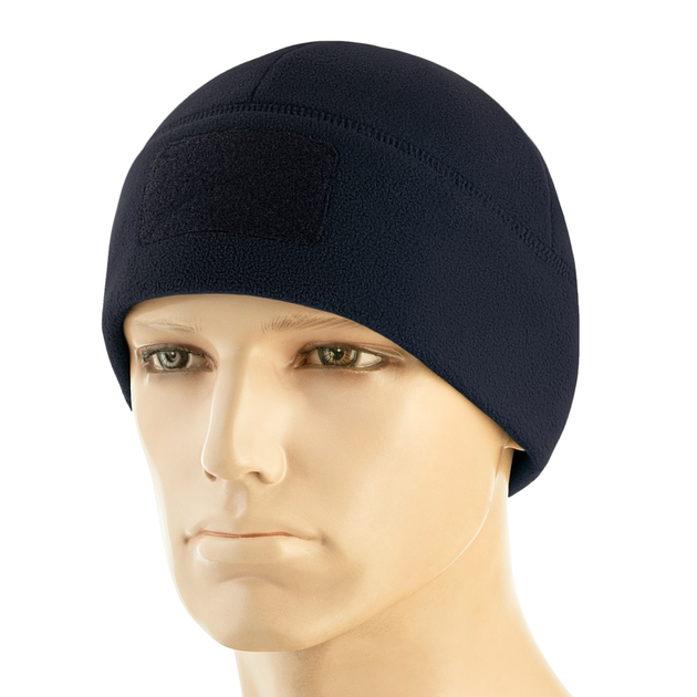 Шапка M-Tac Watch Cap Elite флис (320г/м2) с липучкой Dark Navy Blue S - изображение 1