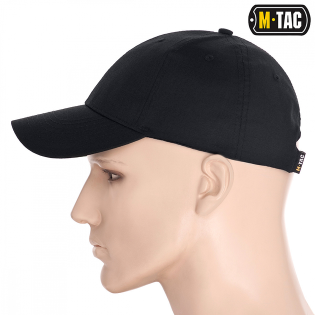 Бейсболка M-Tac Flex ріп-стоп Black S/M - зображення 2