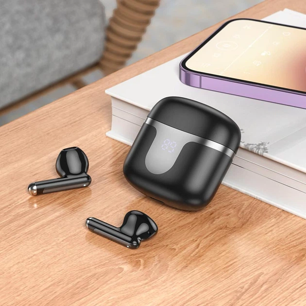 Наушники HOCO EQ7 TWS headset |BT5.3, 40/300mAh, 7h| black - изображение 6