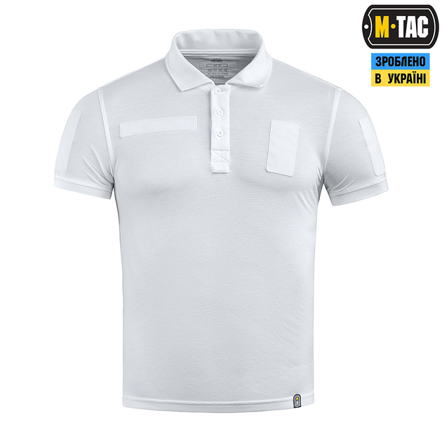 Поло M-Tac тактичне 65/35 White XL - зображення 2