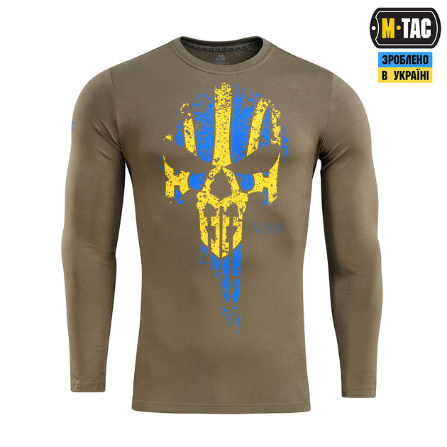 Футболка M-Tac Месник длинный рукав Olive/Yellow/Blue XL - изображение 2