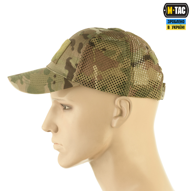 Бейсболка M-Tac тактична з сіткою Азов NYCO Multicam L/XL - зображення 2