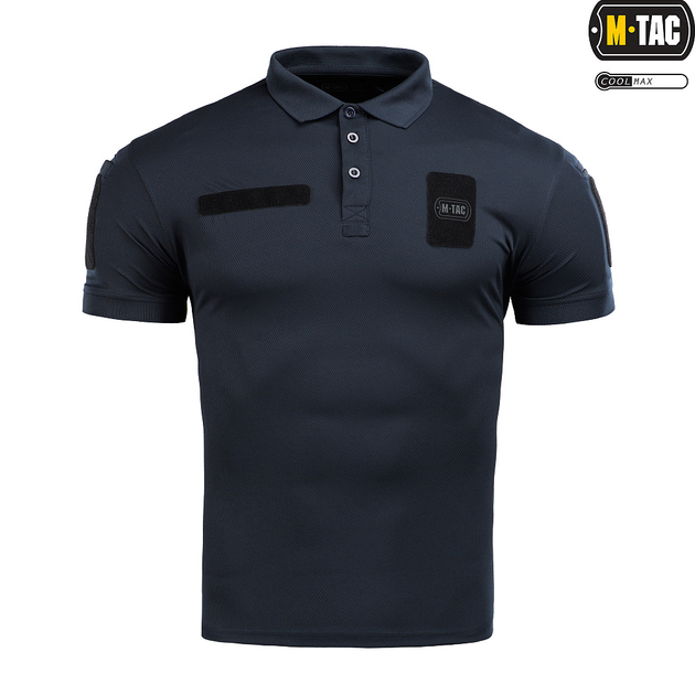 Поло M-Tac Elite Tactical Coolmax Dark Navy Blue 2XL - изображение 2