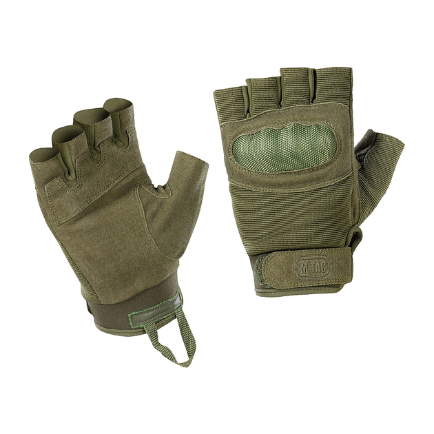 Перчатки M-Tac беспалые Assault Tactical Mk.3 Olive M - изображение 1