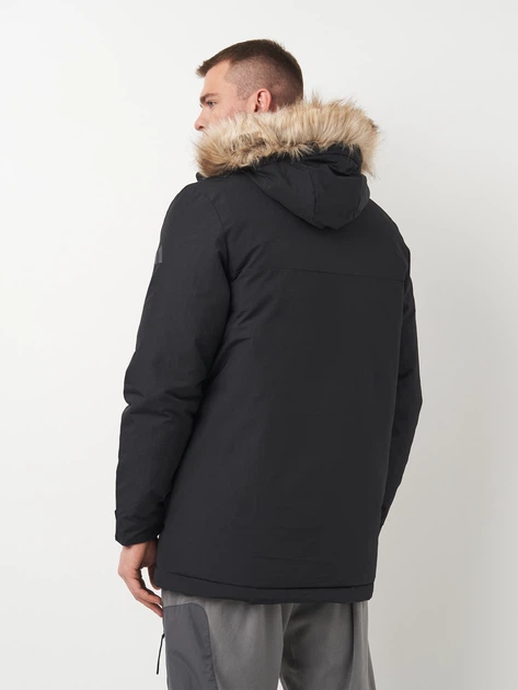 タクヤ Парка чоловіча Adidas Paveric Fur Par IX8888 S Чорна