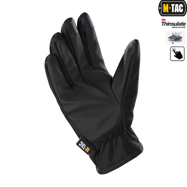 Рукавички M-Tac Soft Shell Thinsulate Black XL - зображення 2