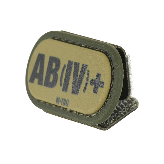 Molle M-Tac Patch група крові AB (IV) + PVC Ranger Green - зображення 1