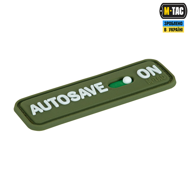 Нашивка M-Tac Autosave PVC Olive - изображение 2