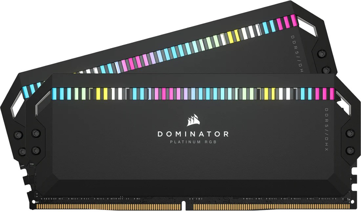 Pamięć RAM Corsair DDR5-5600 65536MB PC5-44800 (Kit of 2x32768) Dominator Platinum RGB Black (CMT64GX5M2B5600C40) - obraz 2