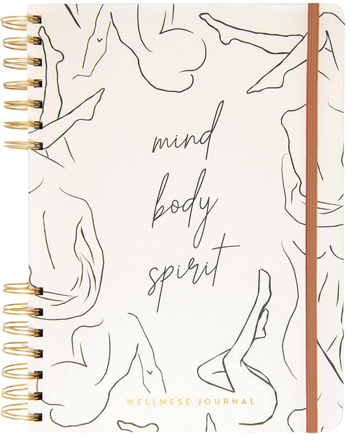 Notatnik Designworks Ink Guided Wellness Mind Body Spirit w linie 26 x 19 cm 200 arkuszy (0840214810916) - obraz 1