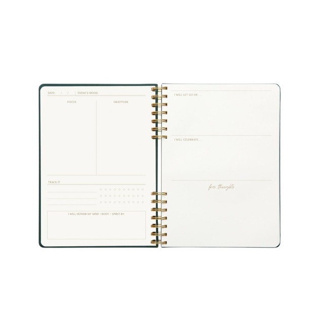 Notatnik Designworks Ink Guided Wellness Take Care w linie 26 x 19 cm 200 arkuszy (0840214807183) - obraz 3