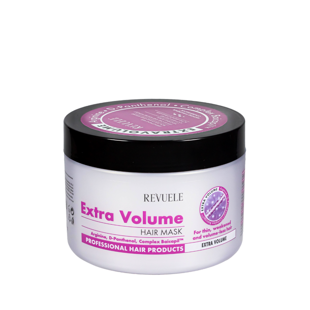 Маска для объема тонких волос Revuele Extra Volume Hair Mask 500 мл - Фото 1 Маска для объема тонких волос Revuele Extra Volume Hair Mask 500 мл - изображение 1