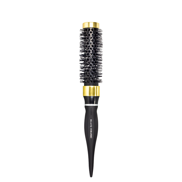 Брашинг для волосся керамічний антистатичний Salon Professional Black Ceramik M Ø 25 - зображення 2