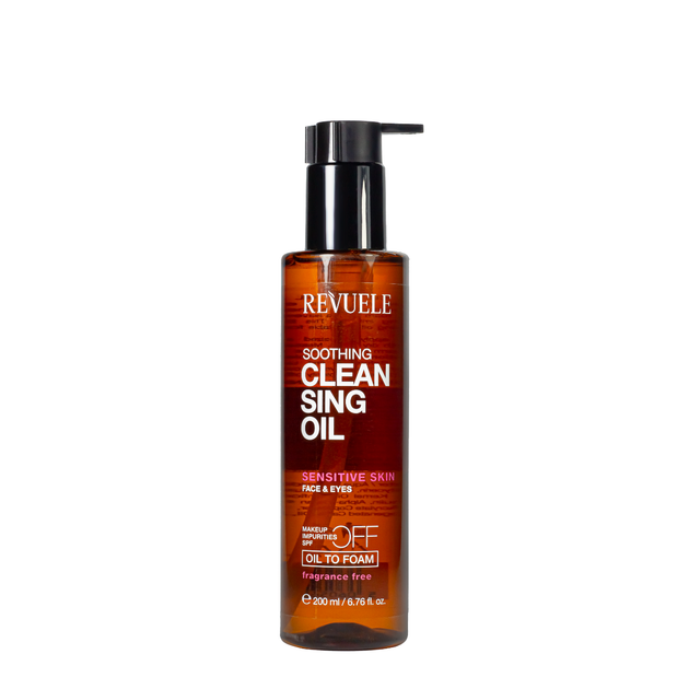 Олія для очищення обличчя пом'якшуюча Revuele Soothіng Cleansing Oil Sensitive Skin 200 мл - Фото 1 Олія для очищення обличчя пом'якшуюча Revuele Soothіng Cleansing Oil Sensitive Skin 200 мл - зображення 1