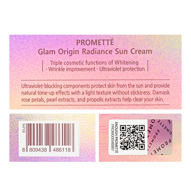 Сонцезахисний крем для обличчя та тіла Enough Promette Glam Origin - зображення 5