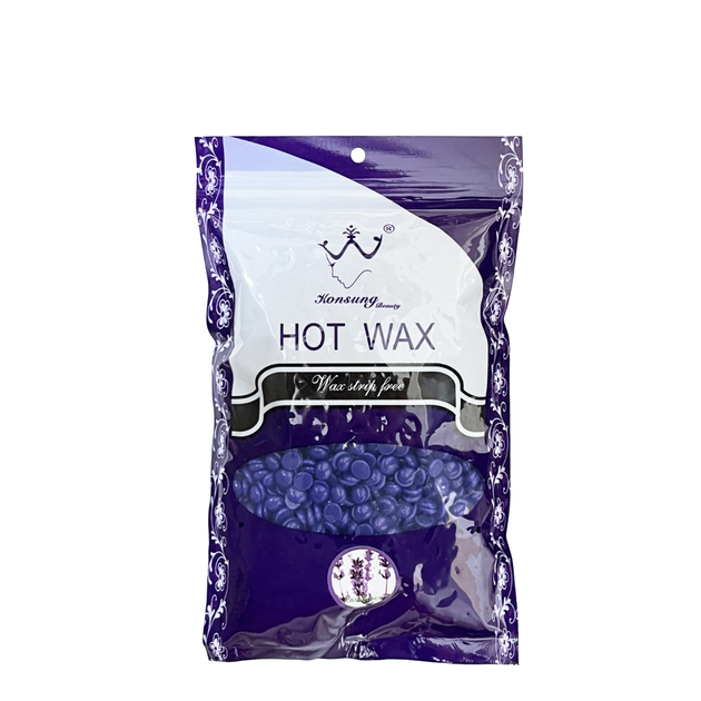 Віск плівковий для депіляції в гранулах Konsung Hot Wax 300 гр (в асортименті), Lavender - Фото 1 Віск плівковий для депіляції в гранулах Konsung Hot Wax 300 гр (в асортименті), Lavender - зображення 1