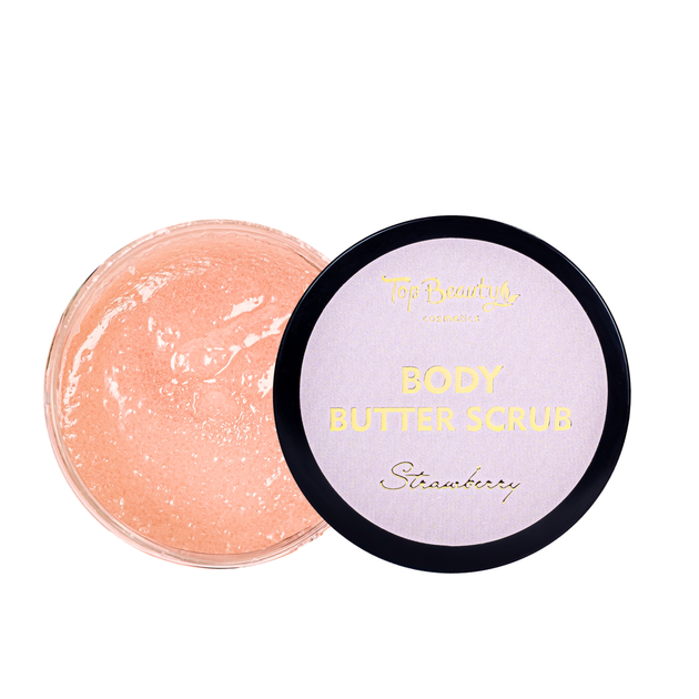 Скраб баттер для тела 2 в 1 Top Beauty Body Butter Scrub Strawberry 400 г - Фото 5 Скраб баттер для тела 2 в 1 Top Beauty Body Butter Scrub Strawberry 400 г - изображение 5