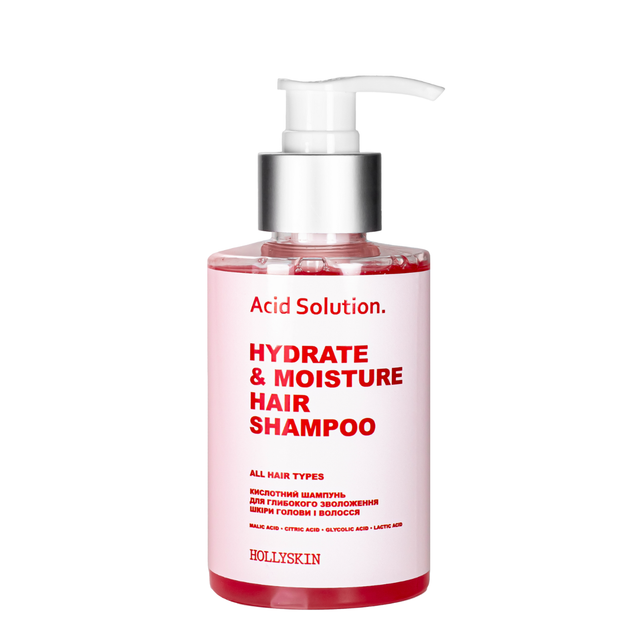 Кислотный шампунь для глубокого увлажнения кожи головы и волос HOLLYSKIN Acid Solution 200 мл - изображение 2