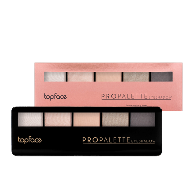 Палетка теней для век 5 оттенков topface Pro Palette, № 06 - Фото 1 Палетка теней для век 5 оттенков topface Pro Palette, № 06 - изображение 1