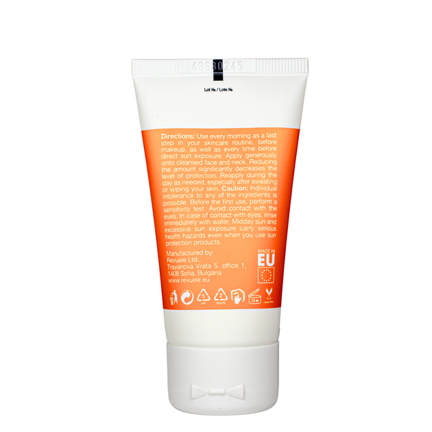 Солнцезащитный крем для лица SPF 50+ для жирной кожи Revuele UVA/UVB 50 мл - изображение 3