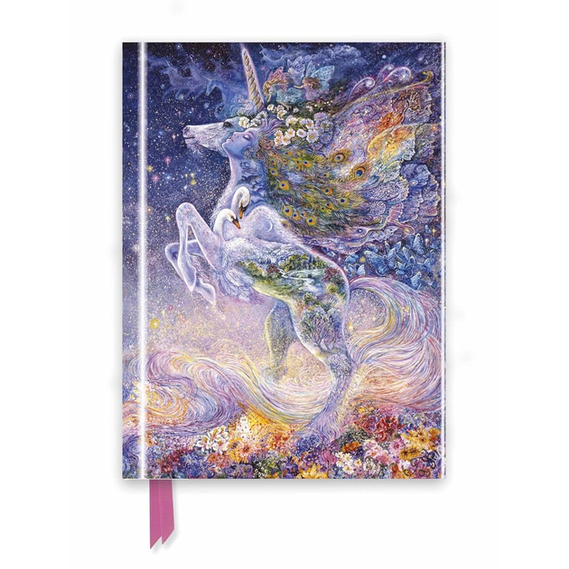 Notatnik Flame Tree Josephine Wall Jednorożec w linie 21 x 14.8 cm 176 stron (9781786641502) - obraz 1