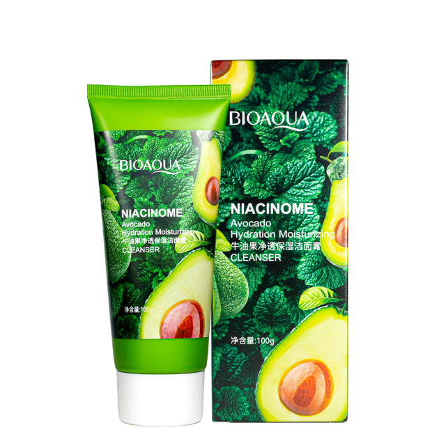 Очищающая пенка для умывания Bioaqua Avocado Niacinome 100 мл - Фото 1 Очищающая пенка для умывания Bioaqua Avocado Niacinome 100 мл - изображение 1