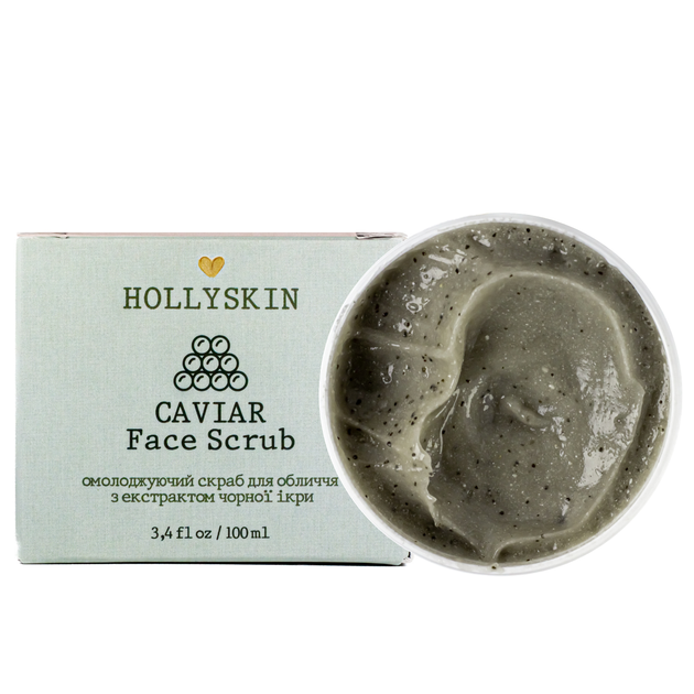 Скраб для обличчя Hollyskin Caviar Face Scrub з екстрактом чорної ікри 100 мл 0209h - Фото 2 Скраб для обличчя Hollyskin Caviar Face Scrub з екстрактом чорної ікри 100 мл 0209h - зображення 2