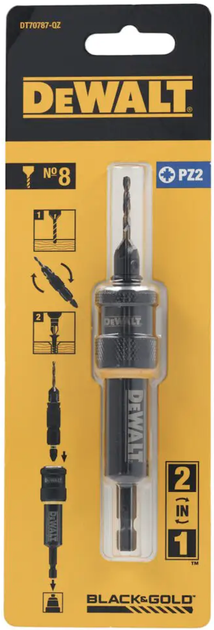 Швидкозмінний вузол системи свердління DeWalt Flip&Drive №8 78 х 235 х 20 мм (DT70787) - зображення 3