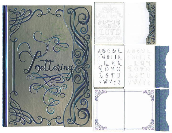 Notatnik Boncahier Lettering 1 Zamykany na magnes 18.2 x 24.5 cm 144 arkuszy (9788417350444) - obraz 1