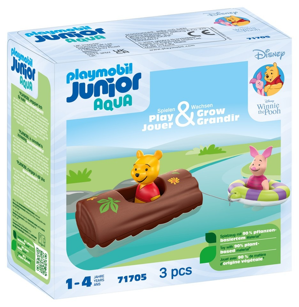 Іграшка для купання Playmobil Junior & Disney: Winnie's & Piglet's Water Adventure (4008789717054) - зображення 1