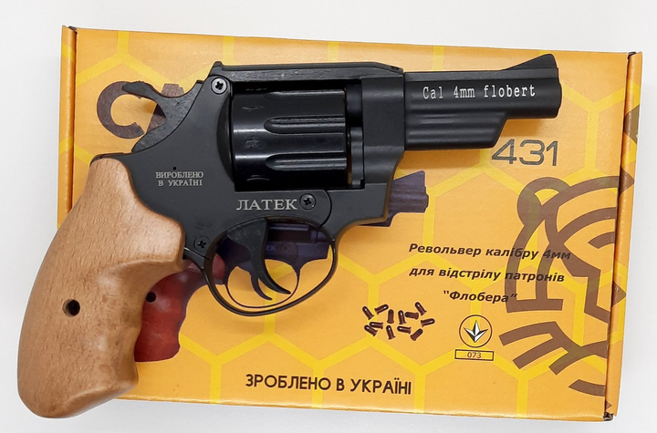 Револьвер под патрон флобера Safari РФ - 431 М бук + Патрон Sellier & Bellot 200шт + Обжимка - изображение 5