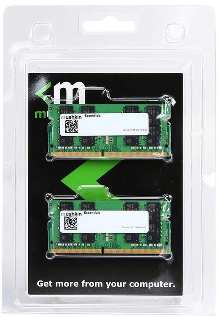 Оперативна пам'ять Mushkin SO-DIMM DDR4-3200 16384MB PC4-25600 (Kit of 2x8192) Essentials (MES4S320NF8GX2) - зображення 3
