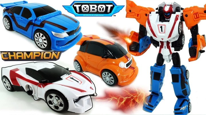 Трансформер «Тобот: Атлон Чемпион», состоящий из 3 машинок с фигурками „Tobot Athlon Champion“ 22 см - Фото 5 Трансформер «Тобот: Атлон Чемпион», состоящий из 3 машинок с фигурками „Tobot Athlon Champion“ 22 см - изображение 5