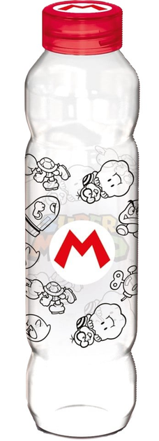 Butelka na wodę Stor Super Mario Tritan przezroczysta 1200 ml (8412497035939) - obraz 1