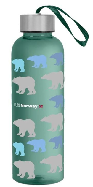 Butelka na wodę Pure Norway Polarbear zielona 550 ml (7071673139918) - obraz 1