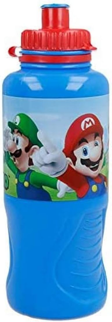 Bidon na wodę Stor Super Mario Sports wielokolorowy 430 ml (8412497214280) - obraz 1