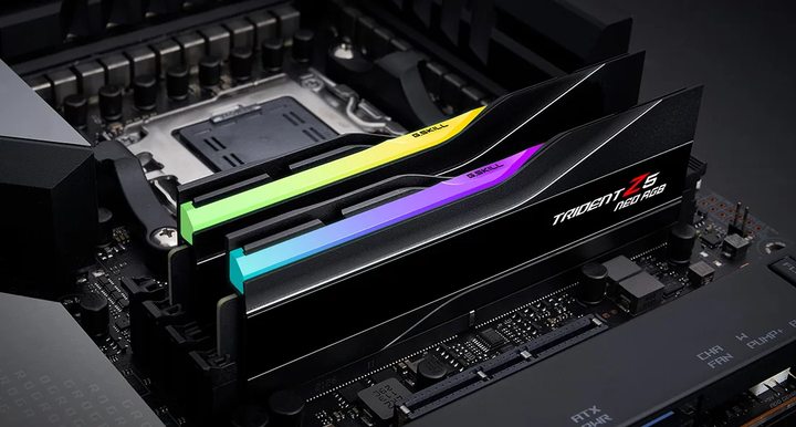 Pamięć RAM G.Skill DDR5-7200 32768MB PC5-57600 (Kit of 2x16384) Trident Z5 Neo RGB Black (F5-7200J3445G16GX2-TZ5NR) - obraz 5