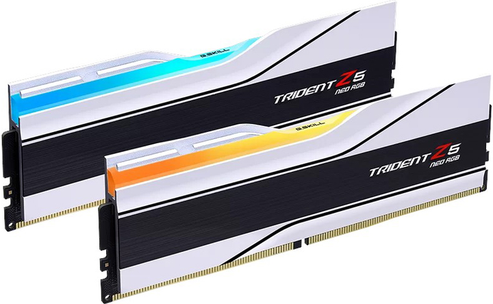 Оперативная память G.Skill DDR5-7200 32768MB PC5-57600 (Kit of 2x16384) Trident Z5 Neo RGB White (F5-7200J3445G16GX2-TZ5NRW) - зображення 1