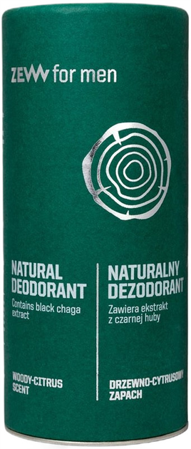 Dezodorant Zew For Men Naturalny z ekstraktem z czarnej huby w sztyfcie 80 g (5903766462370) - obraz 2