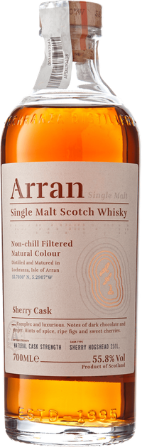Виски Arran Sherry Cask 0.7 л 55.8% в тубусе (5060044483776) - изображение 2