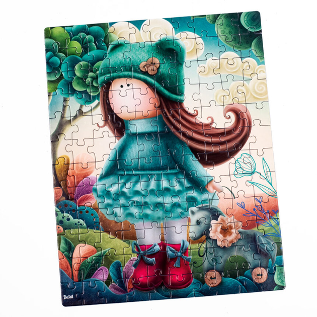 Пазли «Лялька з конем» 120 деталей De.tail Vladi Toys (5903858961781) - зображення 2