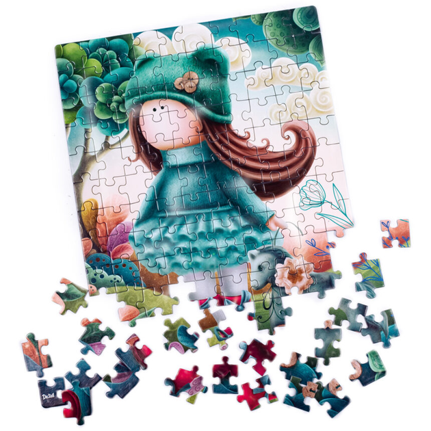 Пазли «Лялька з конем» 120 деталей De.tail Vladi Toys (5903858961781) - зображення 3