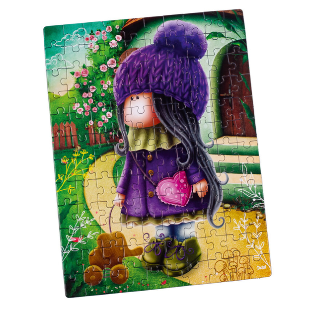 Пазли «Мила лялька зі слоником» 120 деталей De.tail Vladi Toys (5903858961798) - зображення 2
