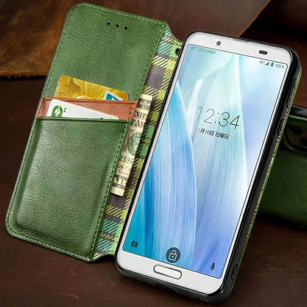 Чохол-книжка GETMAN Cubic PU для Samsung Galaxy A31 Шкіряний Зелений (36705) - зображення 3